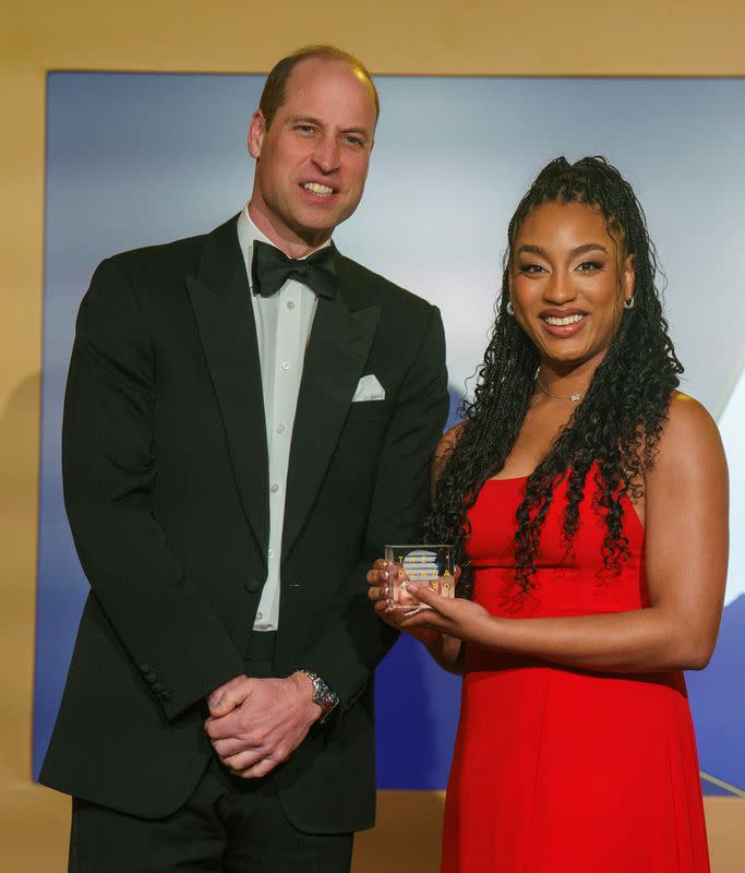 Britain's Prince William attends the Diana Legacy Awards in London