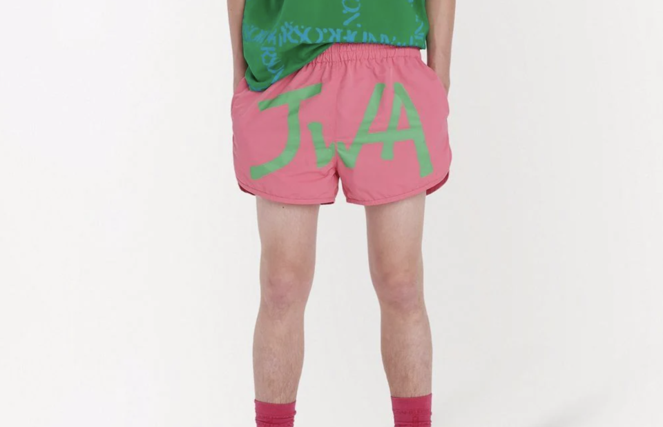 JW Anderson - Badeshorts mit Logo-Print