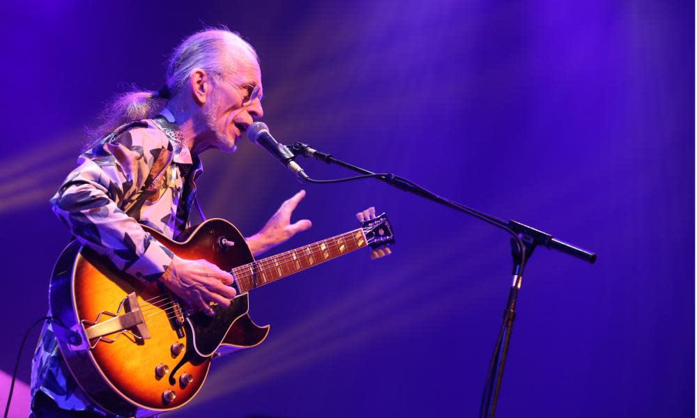 Steve Howe of Yes in Glasgow on 16 March.