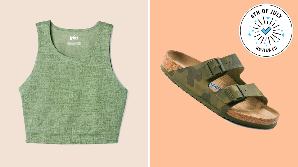 Shop women's clothing deals from Birkenstock, Athleta and more.