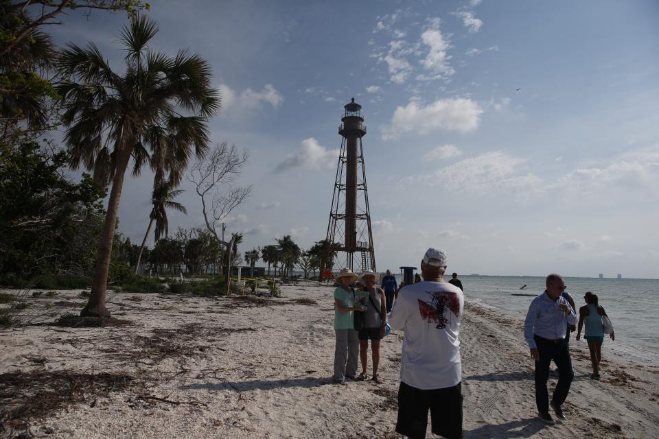 Lighthouse Beach Park on Sanibel Island reopened to visitors on Friday, June 16, 2023. The beach had been closed due to damage sustained in Hurricane Ian on Sept. 28 of last year.
