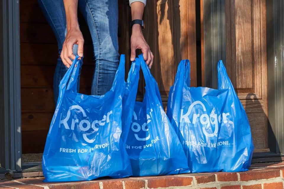 Kroger Delivery bags may become a familiar sight on doorsteps in Florida into 2022.