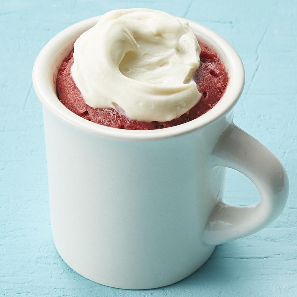 red velvet mug cake valentines day desserts