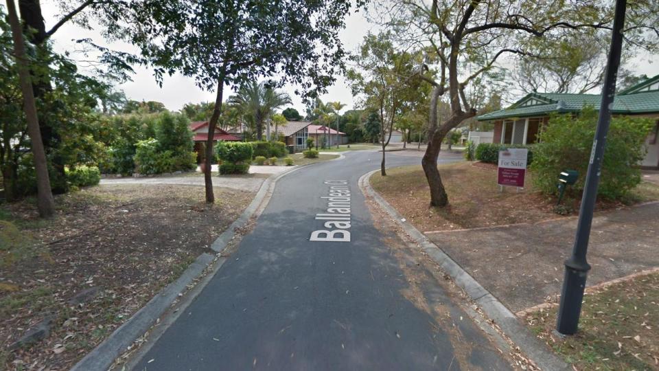Emergency services were called to a home on Ballandean Crt in Forest Lake about 5pm on Sunday. Picture: Google