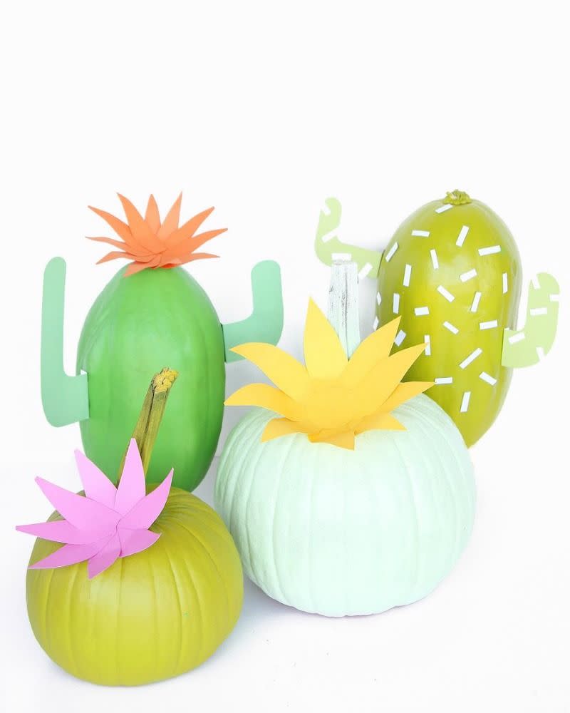 Edgy Cactus Pumpkins