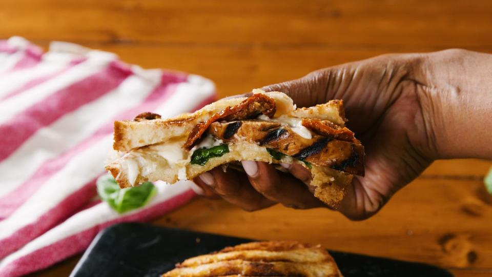 Balsamic Rosemary Chicken Grilled Cheese