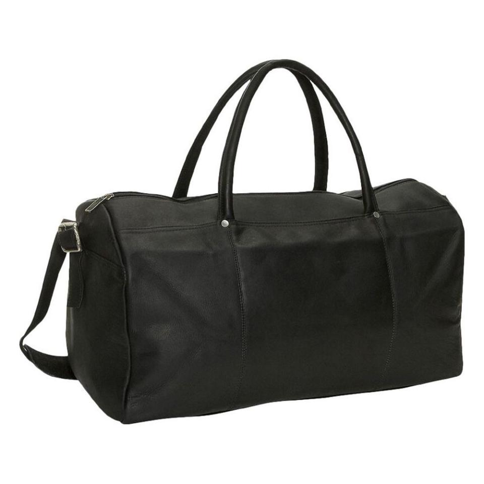 3) David King Leather Carry-On Duffel