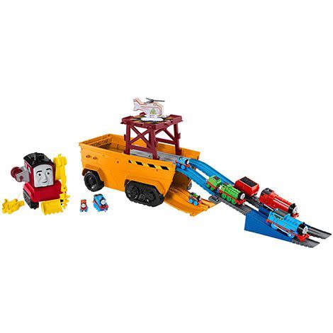 <p><strong>Thomas & Friends</strong></p><p>amazon.com</p><p><strong>$23.85</strong></p><p><a href="https://www.amazon.com/dp/B07MMP1S2Q?tag=syn-yahoo-20&ascsubtag=%5Bartid%7C10063.g.34770556%5Bsrc%7Cyahoo-us" rel="nofollow noopener" target="_blank" data-ylk="slk:Shop Now;elm:context_link;itc:0;sec:content-canvas" class="link ">Shop Now</a></p><p>Stefano is a cruiser who can transform into a train track, so he's perfect for playing with on the go. If you open him up, he has room for 40 engines inside (he comes with three). <em>Ages 3+</em><br></p>