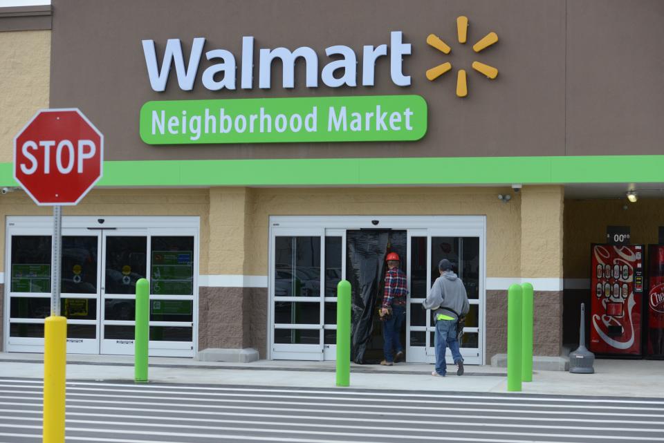 The Walmart Neighborhood Market on Murchison Road a few days before it opened on Nov. 11, 2015. It closed three years later.