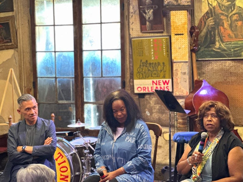 Tiana's Bayou Adventure Imagineers Ted Robledo, Charita Carter and Carmen Smith