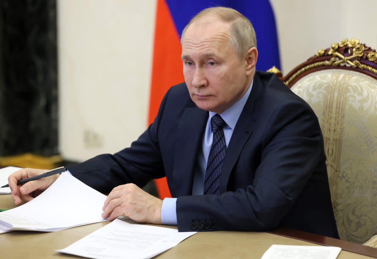 Mr Putin has apparently ‘always been, is and remains open to negotiations in order to ensure [Russia’s] interests’  (SPUTNIK/AFP via Getty Images)