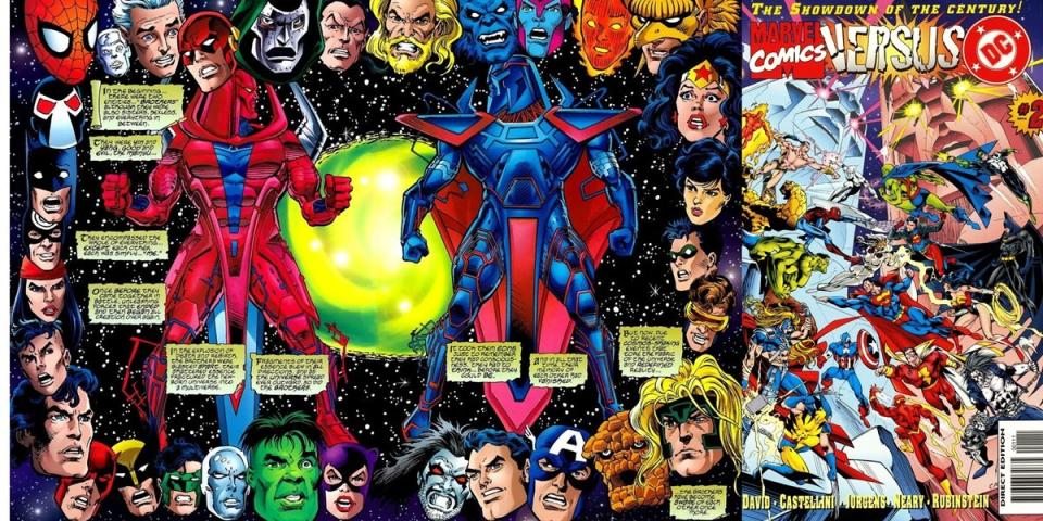 The God-like entities responsible for the events of DC versus Marvel. 