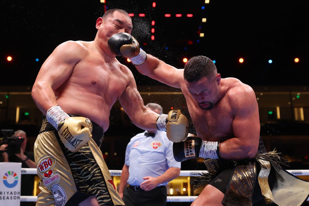 Could Joseph Parker get another crack at Joshua after beating Zhilei Zhang? (Getty Images)