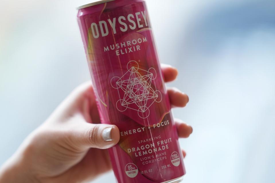 Odyssey mushroom elixir is made from adaptogens, plants and mushrooms that may help your body respond to stress, anxiety and fatigue. AP