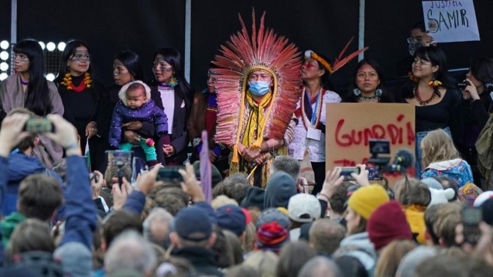 Indigenous activists from Brazil