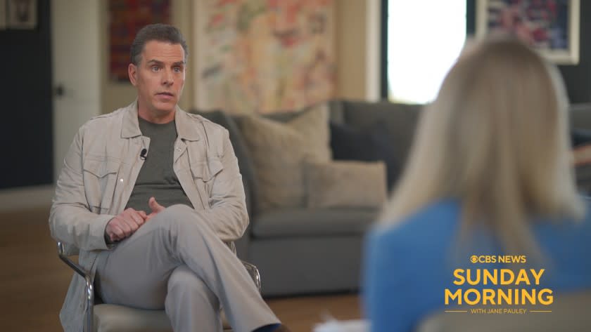 Hunter Biden is interviewed by Tracy Smith on "CBS Sunday Morning"