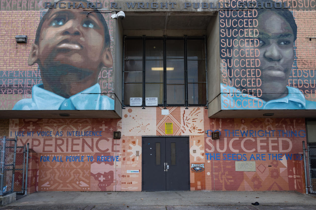 A public elementary school temporarily closed for in-person learning in Philadelphia, Pennsylvania, U.S., on Thursday, Jan. 6, 2022. (Photographer: Hannah Beier/Bloomberg)