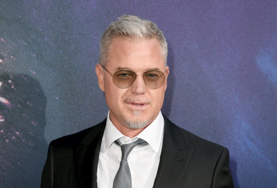 Euphoria star Eric Dane has also been seen rocking the prop cock, but for urination reasons (Getty Images)