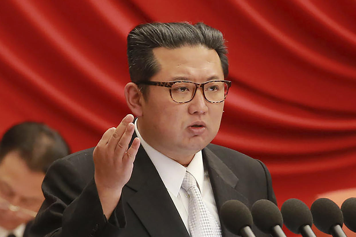 North Korean leader Kim Jong Un has overseen four missile launches already this month. (Korean Central News Agency/Korea News Service via AP)