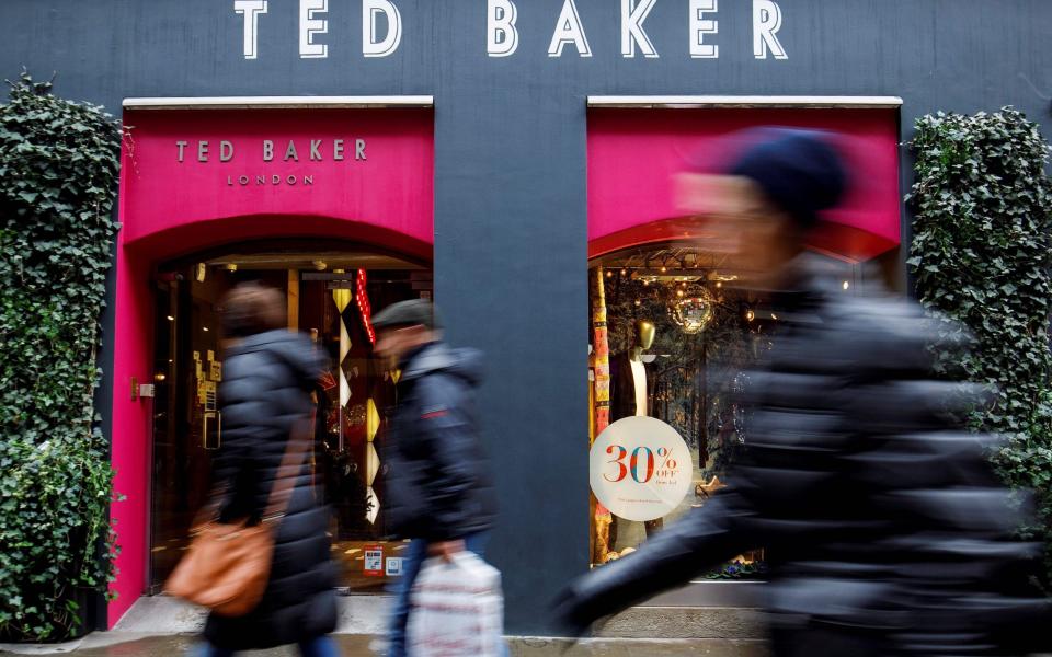 The US owner of Ted Baker has filed a notice of intention to appoint administrators