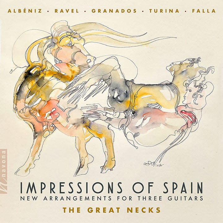 The Great Necks' new album, "Impressions of Spain," debuted at No. 2 on Billboard's Traditional Classical chart the week after its May debut, one spot below Yo-Yo Ma.
