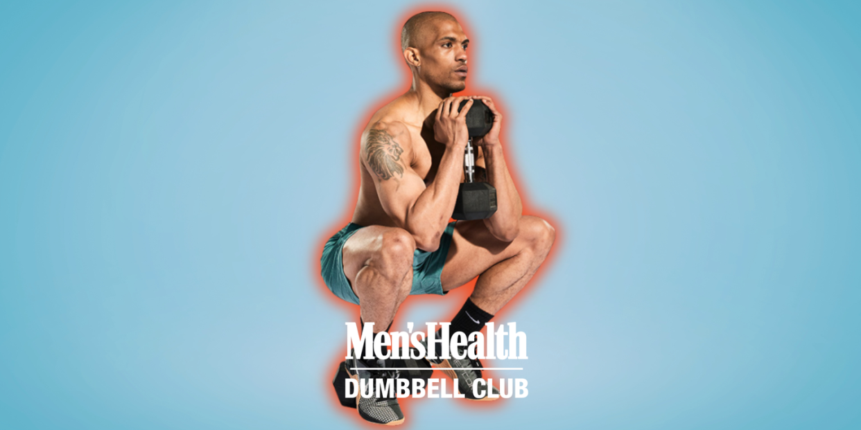 men's health dumbbell club full body training plan