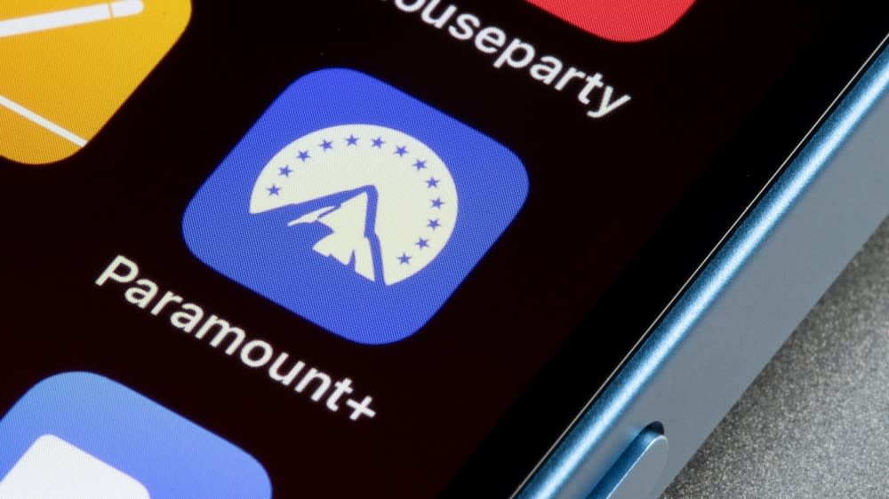  Paramount Plus app icon on a smartphone. 