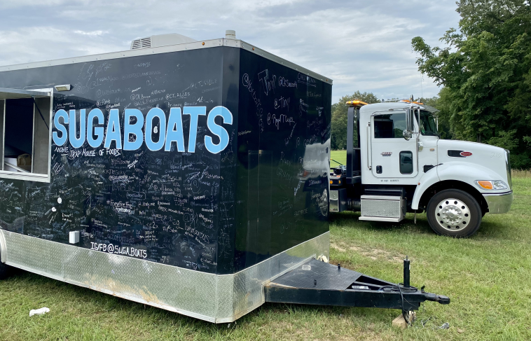 A stolen food truck trailer found behind a Chapel Hill Road home in Clarksville.