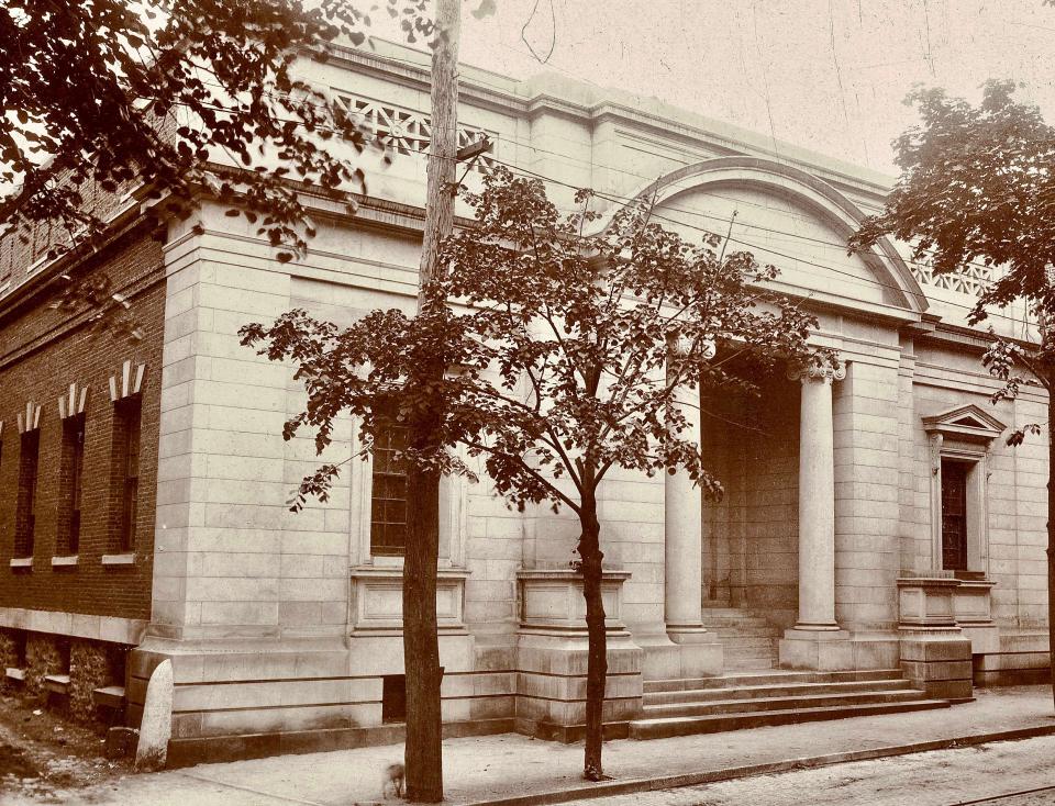 The Washington County Historical Society was organized during a meeting in this building, the original site of the Washington County Free Library, at 21 Summit Ave. in Hagerstown. It now is known as the Garland E. Groh building.