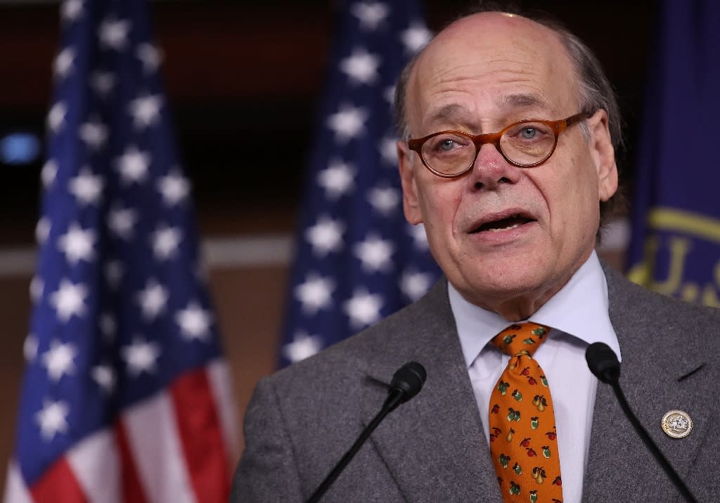 Steve Cohen introduces Articles of Impeachment againstPresident Donald Trump at the Capitol. (AFP Photo/WIN MCNAMEE)