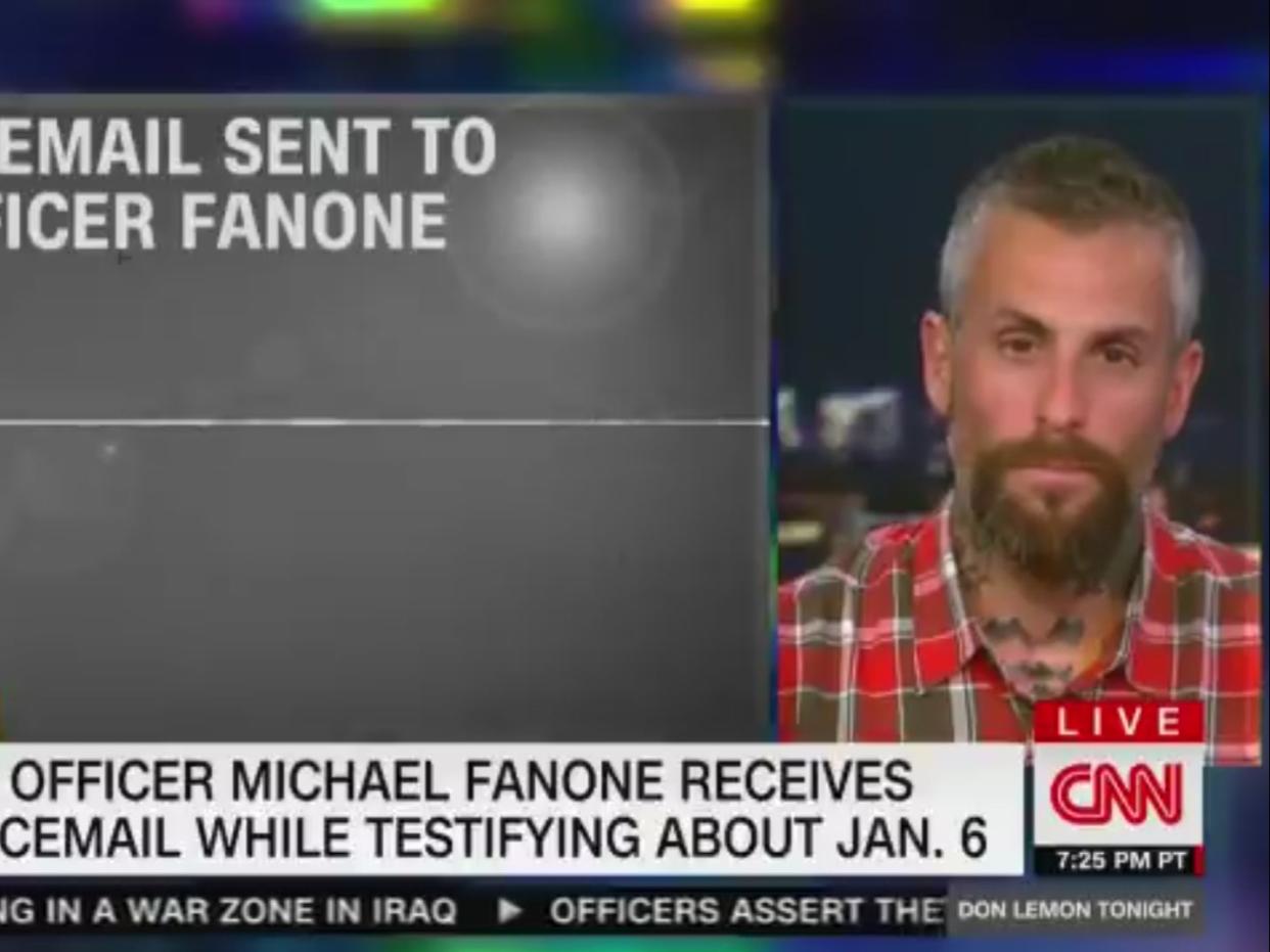 Michael Fanone, Metropolitan Police Department officer, on CNN  (CNN)