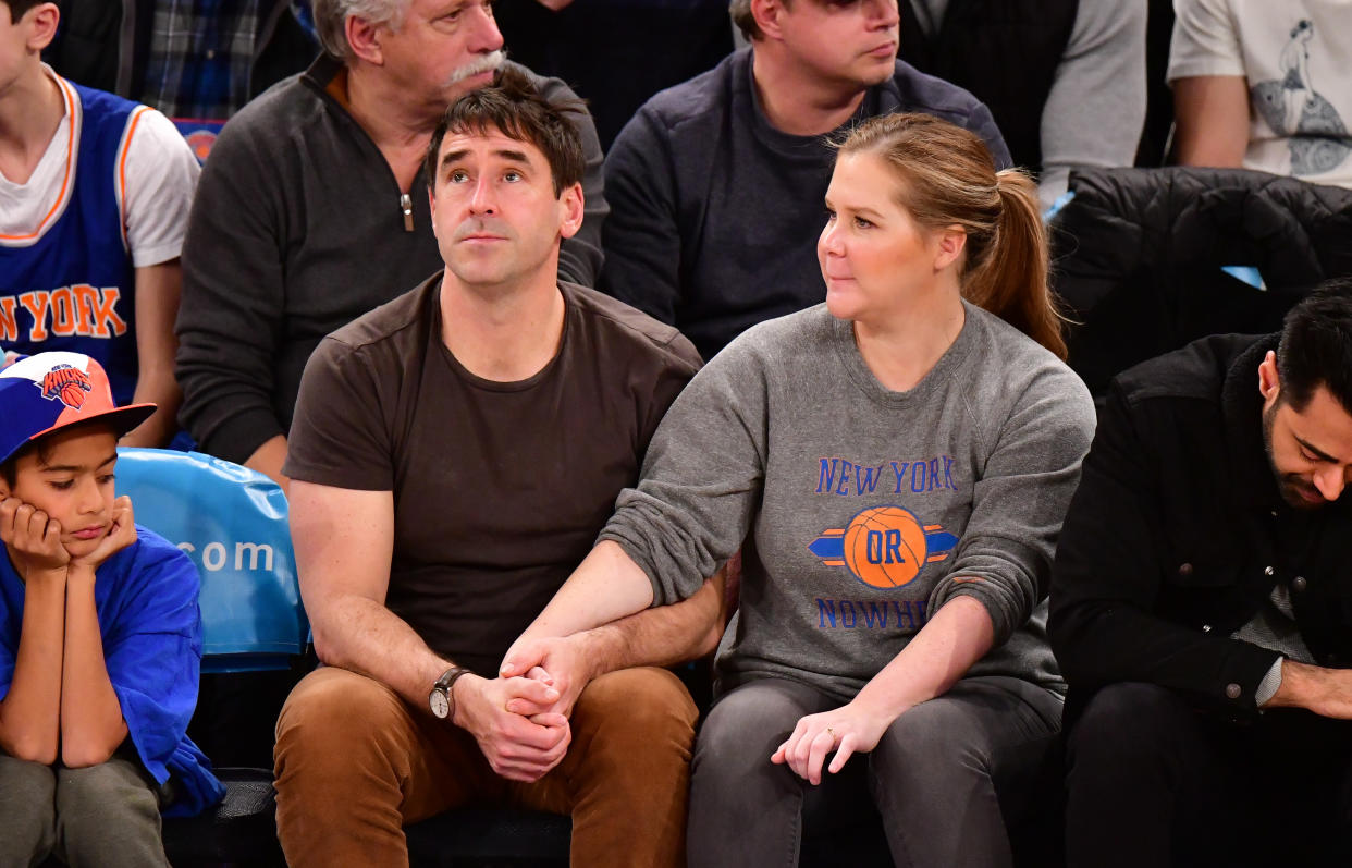 Amy Schumer paid tribute to husband Chris Fischer and her mom on Father's Day. (Photo: James Devaney/Getty Images)