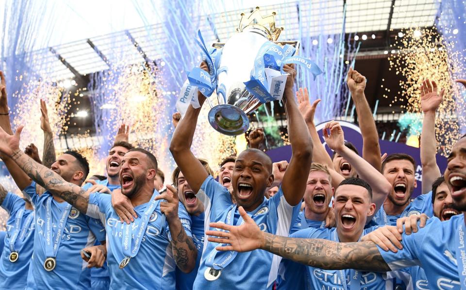 Virgin Media customers may lose access to  the Premier League, won last season by Manchester City