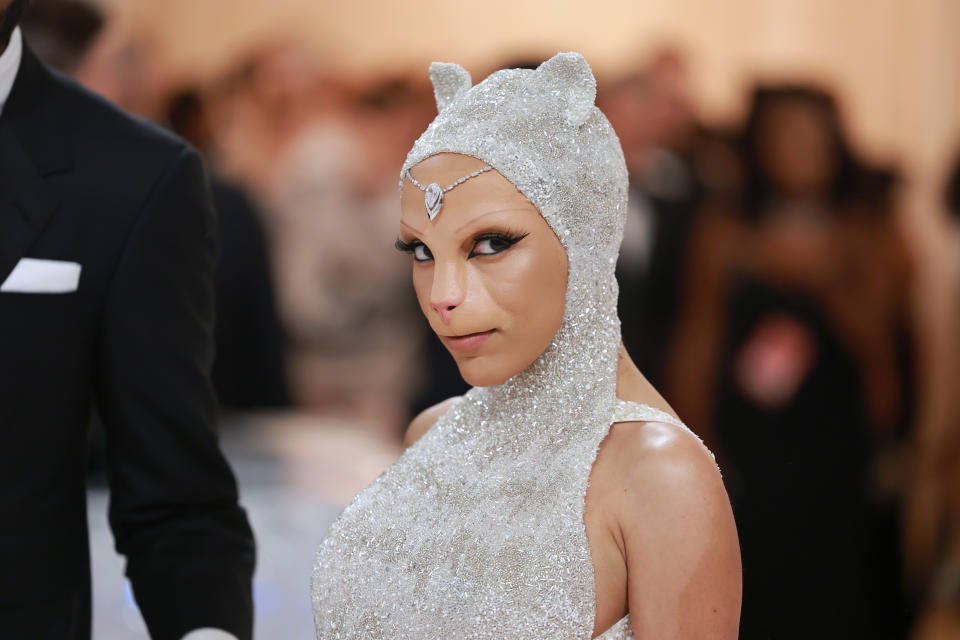 Doja Cat en la Met Gala 2023. (Photo by Theo Wargo/Getty Images for Karl Lagerfeld)