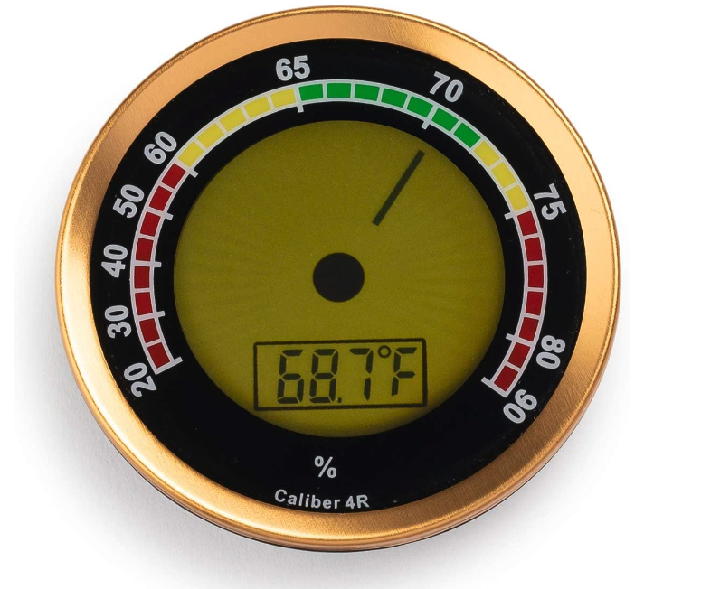 Cigar Oasis Caliber Digital/Analog Hygrometer