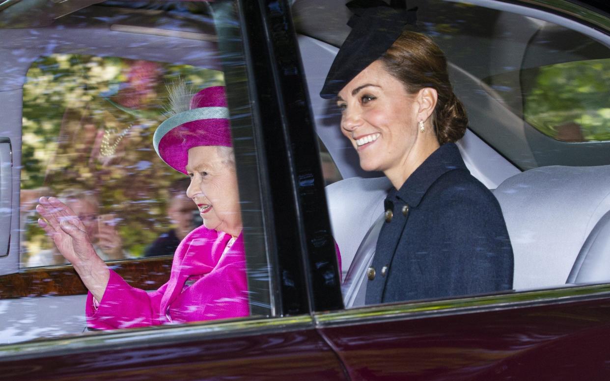 The Queen and Duchess of Cambridge - Getty Images Europe