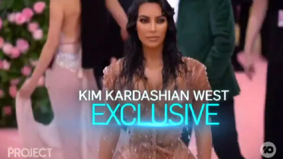 The Sunday Project kim kardashian west exclusive promo
