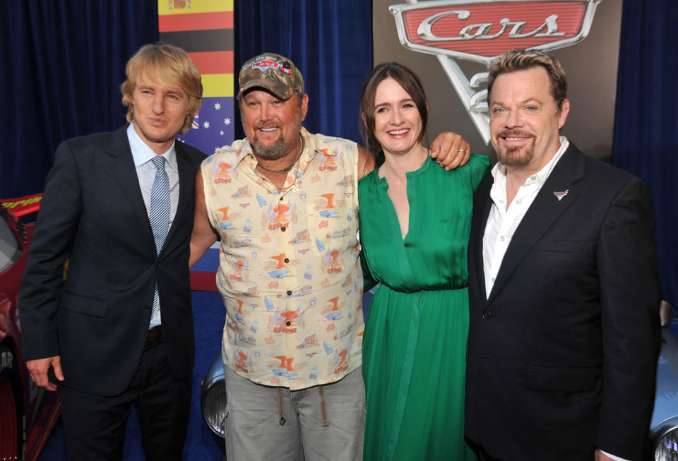 Cars 2 LA Premiere 2011 Owen Wilson Larry the Cable Guy Emily Mortimer Eddie Izzard