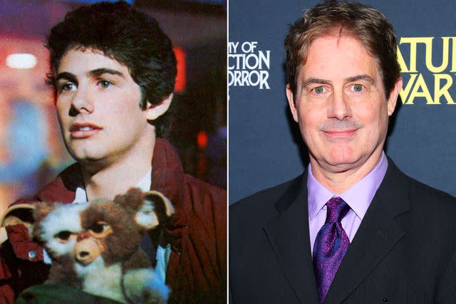 Zach Galligan in 1984's 'Gremlins' and in 2024