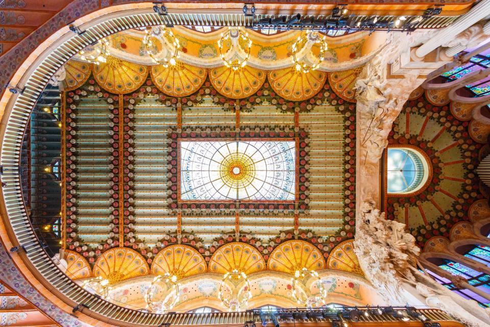 <p>The Palacio de la Musica in Barcelona. (Photo: Loic Lagard/Caters News) </p>