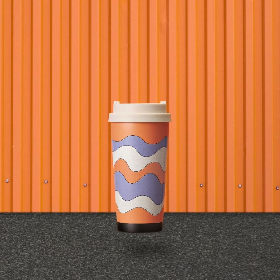 Starbucks Orange Wave Stainless Steel Tumbler 16oz. (Photo: Shopee SG)