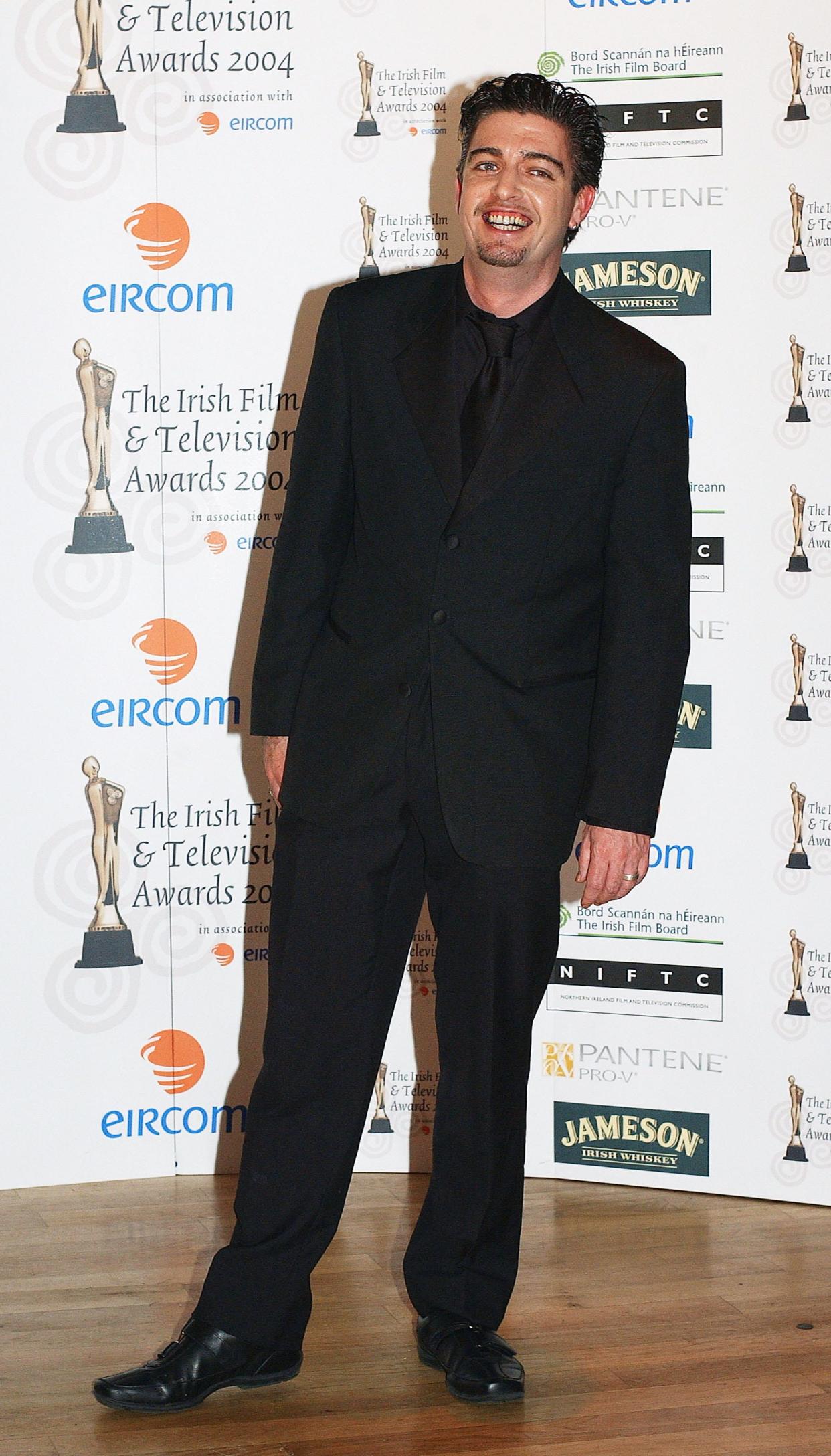 Karl Shiels attends the Irish Film and Television Awards in the Burlington Hotel on Oct. 30, 2004 in Dublin, Ireland.