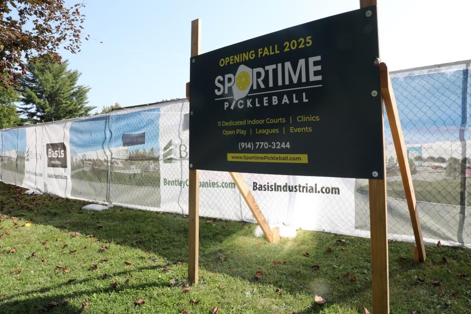 The site of the future Sportime Pickleball complex in Armonk at 100 Business Park Drive, part of a new mixed-use development, September 16, 2024.