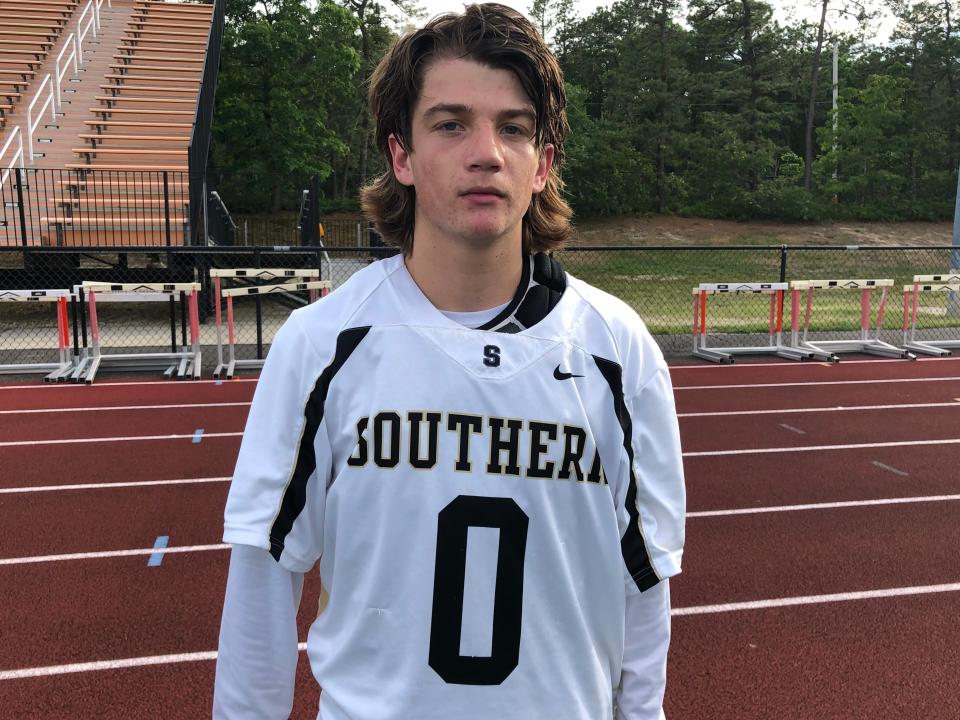 Southern Regional boys lacrosse player Tyler Sininsky