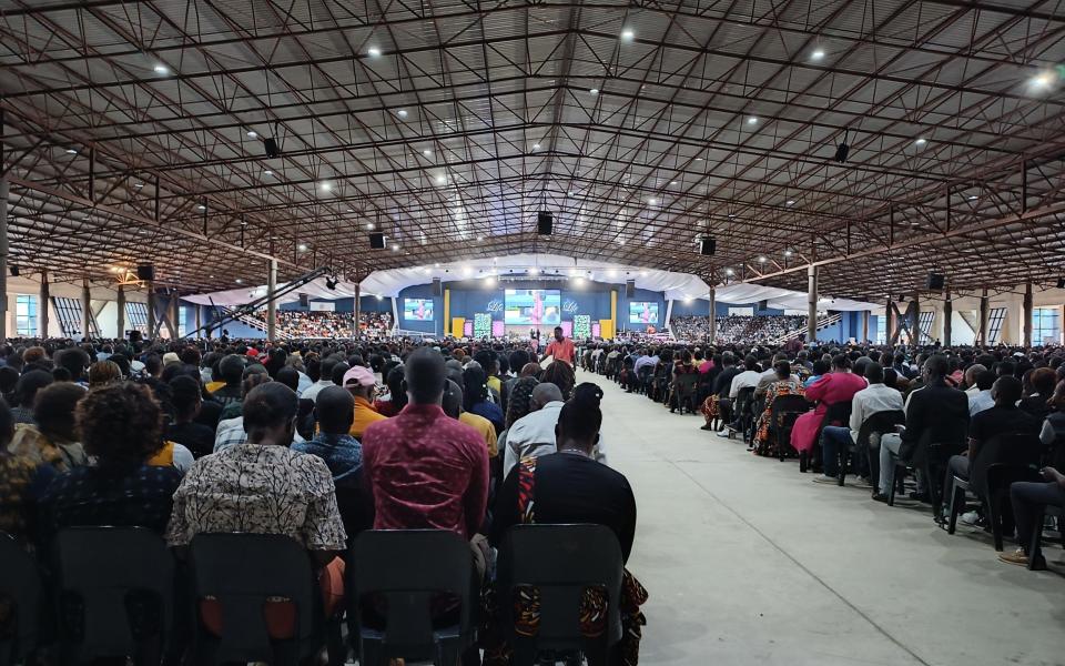 INSIDE THE CHURCH OF PROPHET EMMANUEL MAKANDIWA UNITED FAMILY INTERNATIONAL CHURCH