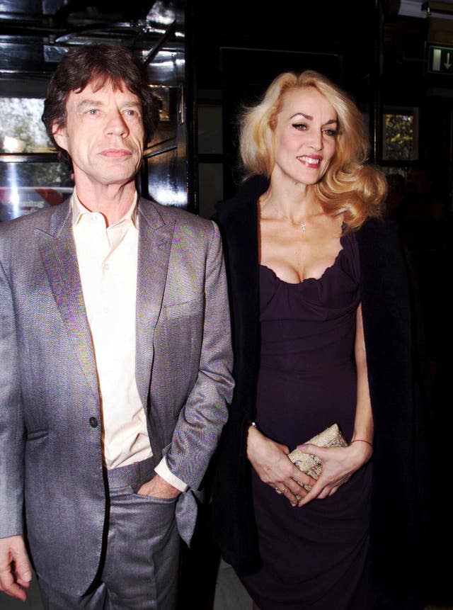 Eve Standard Awds Jagger & Hall