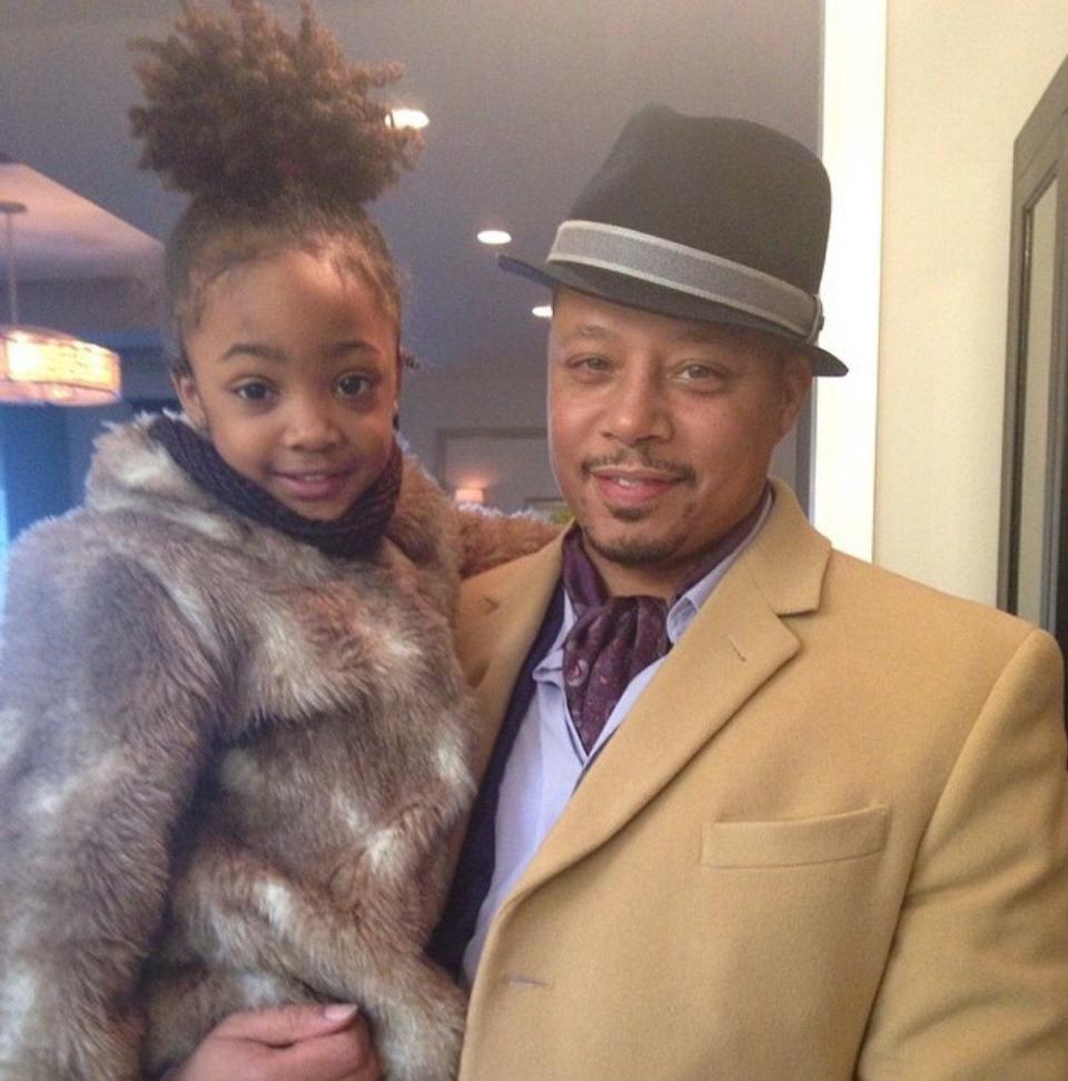 Leah Jeffries with Terrence Howard of “Empire.”