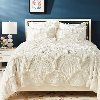 A ruffled quilt (30% off list price)
