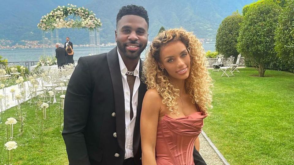 <p>On Sept. 23, Derulo announced that he and his girlfriend Frumes had broken up, nearly five months after the former couple welcomed their son <a href="https://people.com/parents/jason-derulo-welcomes-first-child-with-girlfriend/" rel="nofollow noopener" target="_blank" data-ylk="slk:Jason King;elm:context_link;itc:0;sec:content-canvas" class="link ">Jason King</a>. The two started dating in March 2020.</p> <p>"Jena and I have decided to part ways," Derulo tweeted. "She is an amazing mother but we feel being apart at this time will allow us to be the best versions of ourselves and the best parents we could be."</p> <p>"Pls respect our privacy in this time," <a href="https://people.com/music/jason-derulo-jena-frumes-split/" rel="nofollow noopener" target="_blank" data-ylk="slk:he ended his note.;elm:context_link;itc:0;sec:content-canvas" class="link ">he ended his note.</a></p>