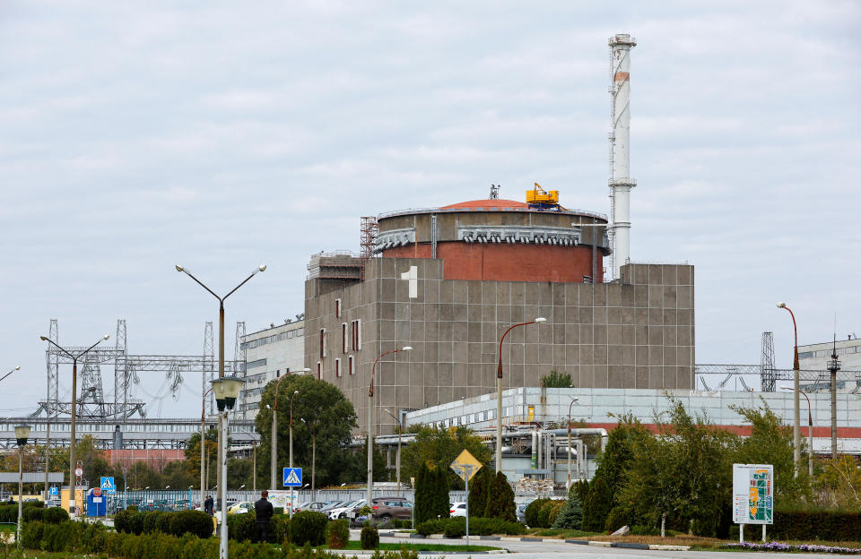 Das von russischen Truppen besetzten Kernkraftwerk Saporischschja. (Bild: Reuters)